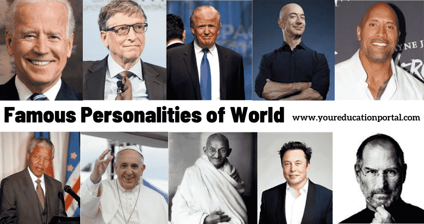 10 Most Famous Personalities in the World