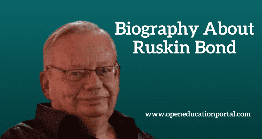 write a short biography on ruskin bond